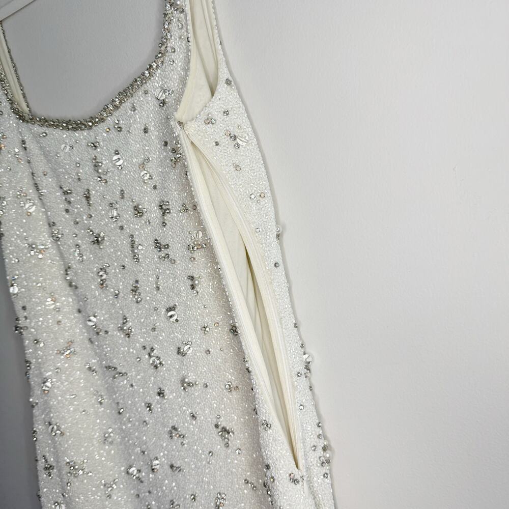 Clio Peppiatt White Bridal Party Crystal Dress Size XXL / US 12 - Picture 10 of 15
